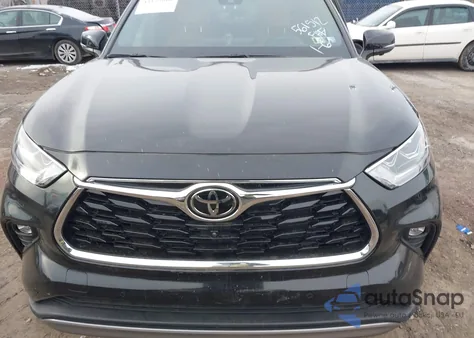 2024 Toyota Highlander Platinum from USA, damaged, VIN 5TDKDRBH4RS561512